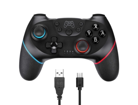Función de activación por vibración doble del controlador de juego inalámbrico Switch Pro