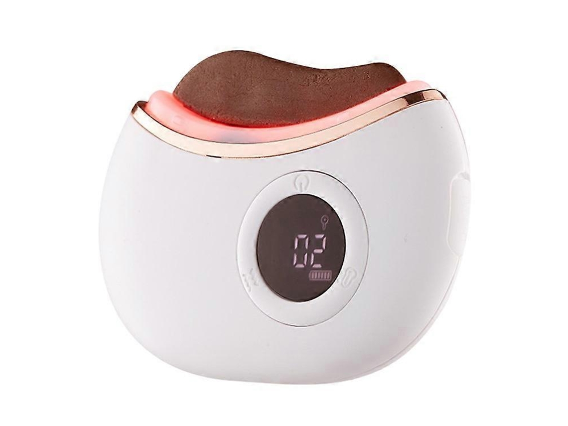 Masajeador Facial Eléctrico Gua Sha Con Aguja De Piedra, Herramienta De Raspado Corporal, Instrumento De Belleza