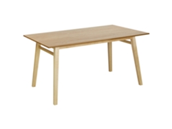 Mesa de comedor para 4 personas BELIANI Varley de MDF Madera clara 90x150x76