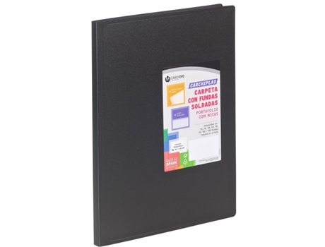 Carpeta de Clasificación CARCHIVO Carchiplás-Book Negro Din A4