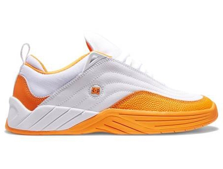Zapatillas Deportivas DC Williams Slim (Blanco, Naranja - Material Sintético- 44)
