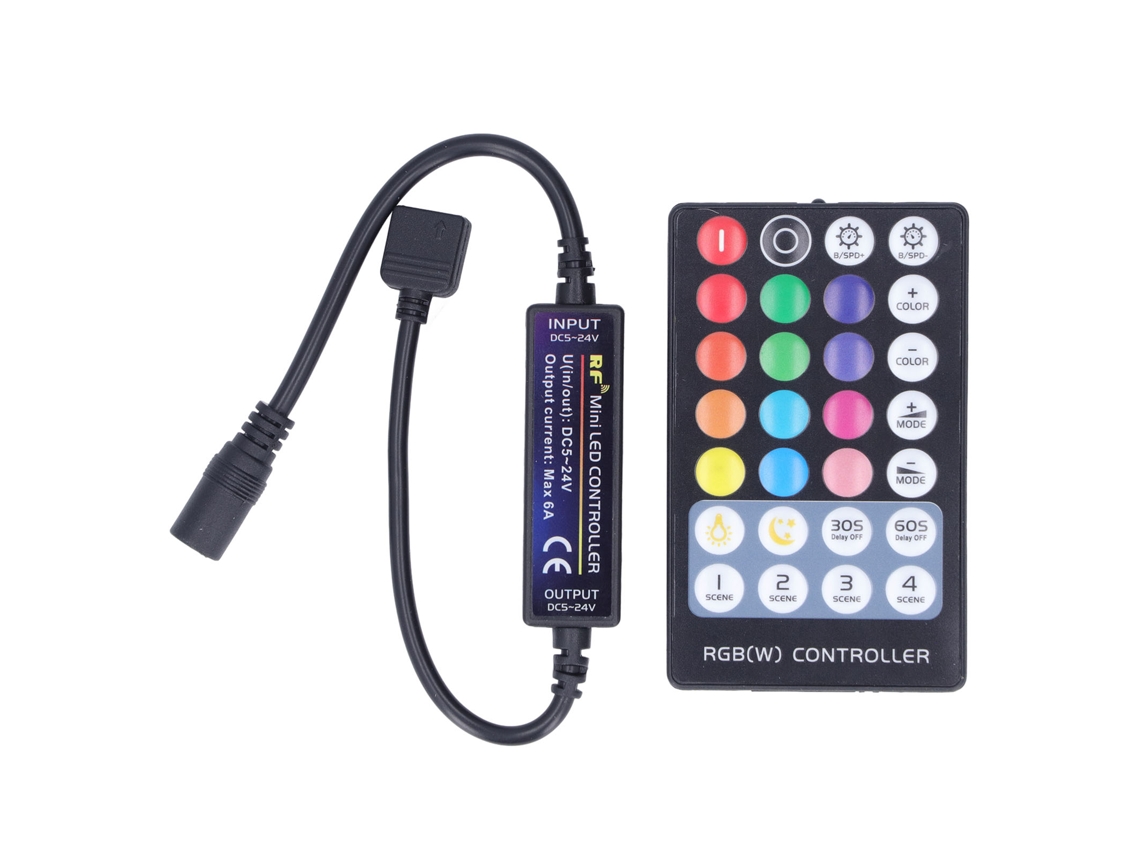 Kit De Control Remoto Led Rgb Para Tiras De Luces Con Control Rf De Largo Alcance Para Ktv Doméstico