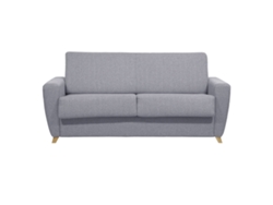 Sofá Convertible Nórdico Gris Claro Y Madera Graham MILIBOO