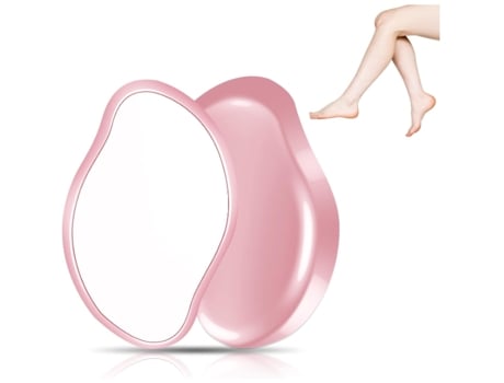 AUJEZON Yk-52 Removedor de vello de cristal reutilizable para herramienta de depilación mágica rosa