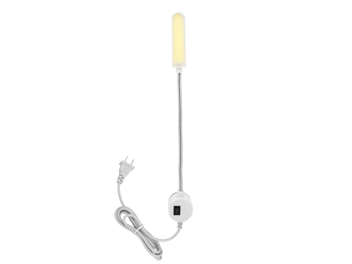 Lámpara De Escritorio Led Flexible Con Base Magnética Para Costura, Oficina Y Trabajo - 6w - 6000-6500k
