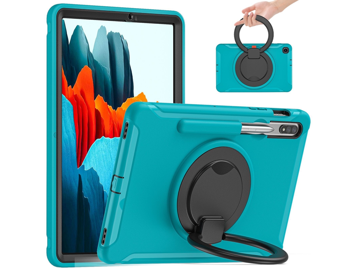Soporte portátil para Tab S9 Ultra, funda protectora antigolpes, azul