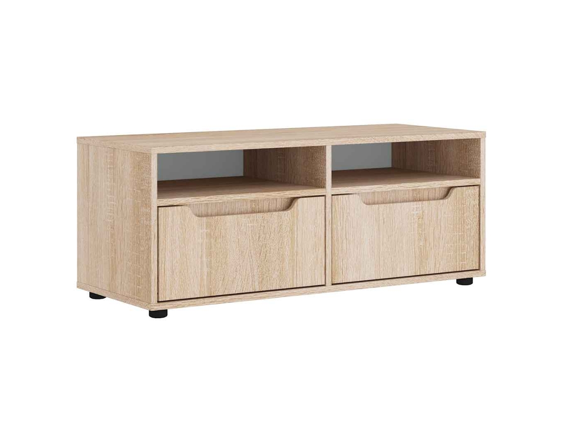 Mueble de TV Visnes, derivados del roble, Sonoma, 100x40x38 cm, EXCLUSIVO DE LA CASA