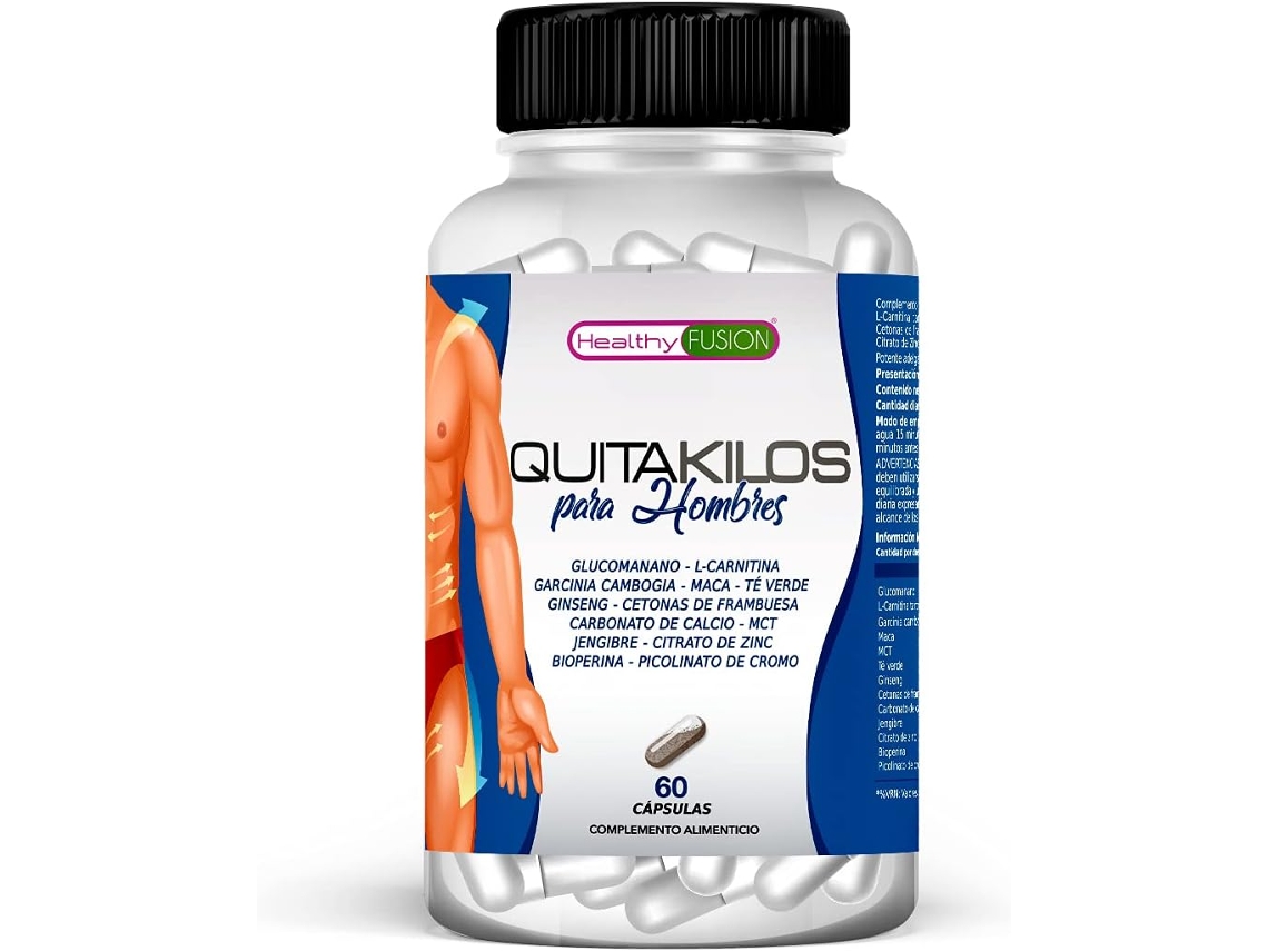 HEALTHY FUSION Quita Kilos Homem Emagrecimento Poderoso para Homens Redefina Sua Silhueta Melhore Seu Treinamento Físico 60 Você
