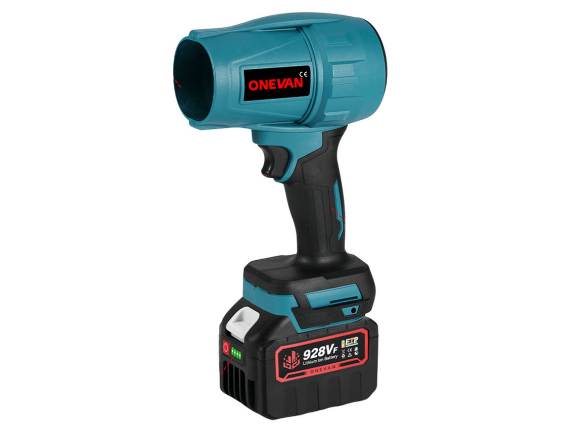 Soplador De Hojas Onevan Con Batería Y Cargador, Soplador Turbo Inalámbrico