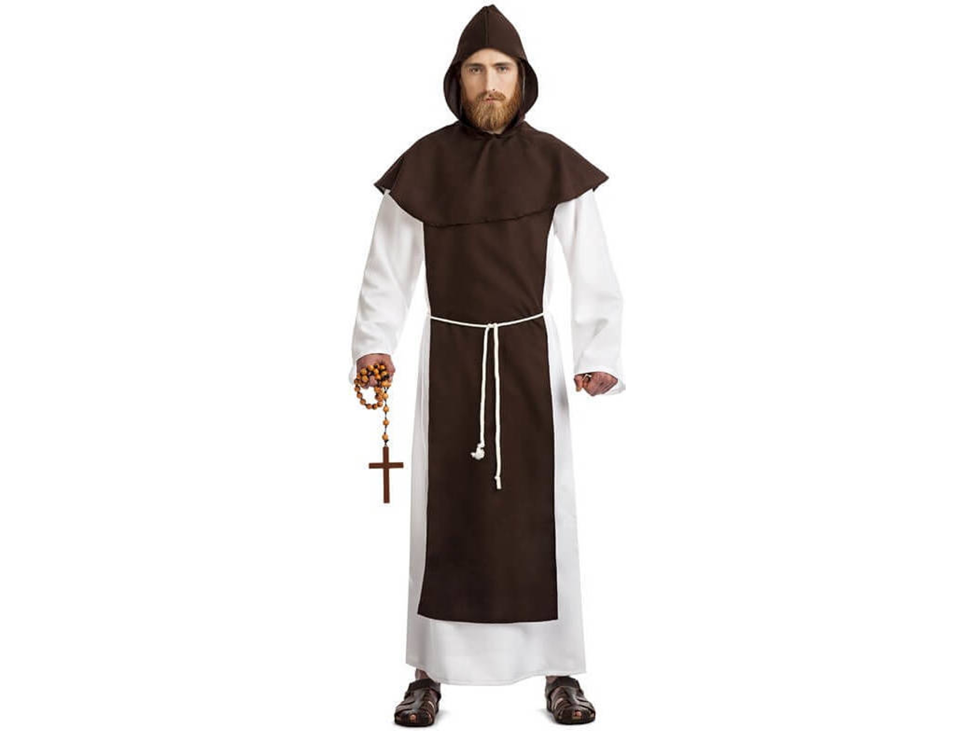 Disfraz de Hombre DISFRAZZES Monje Franciscano (Talla: M/L)