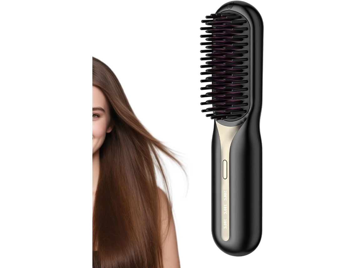 Peigne Lisseur Pour Cabello,avec 3 Réglages De Température Outils Coiffure | Cepillo Chaude À Lisser