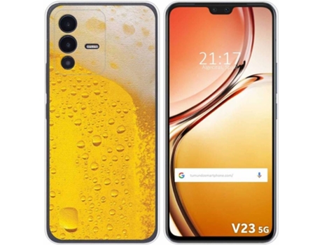 Carcasa para Vivo V23 5G TUMUNDOSMARTPHONE Dibujos Cerveza Multicolor