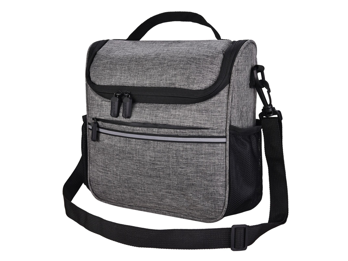 Bolsa para manillar de bicicleta, delantera, con capacidad, impermeable, sin marca.