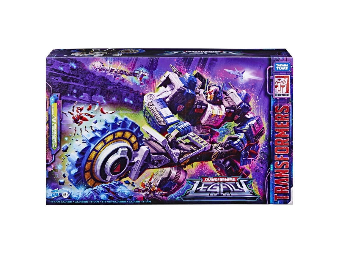 Figura de Acción TRANSFORMERS Generations Legacy Series Clase Titán Cybertron Universe Metroplex
