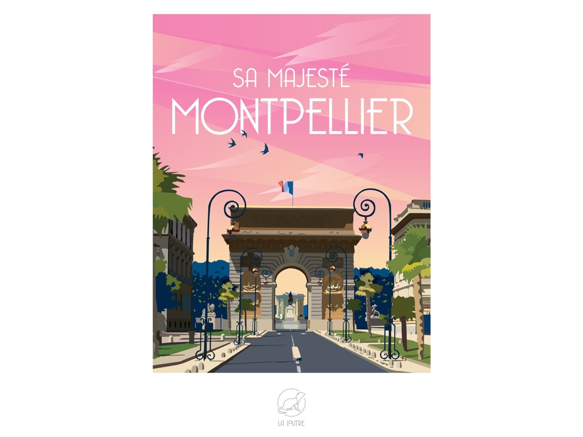 Puzzle para adultos de 1000 piezas La Loutre Montpellier - La Loutre Puzzles