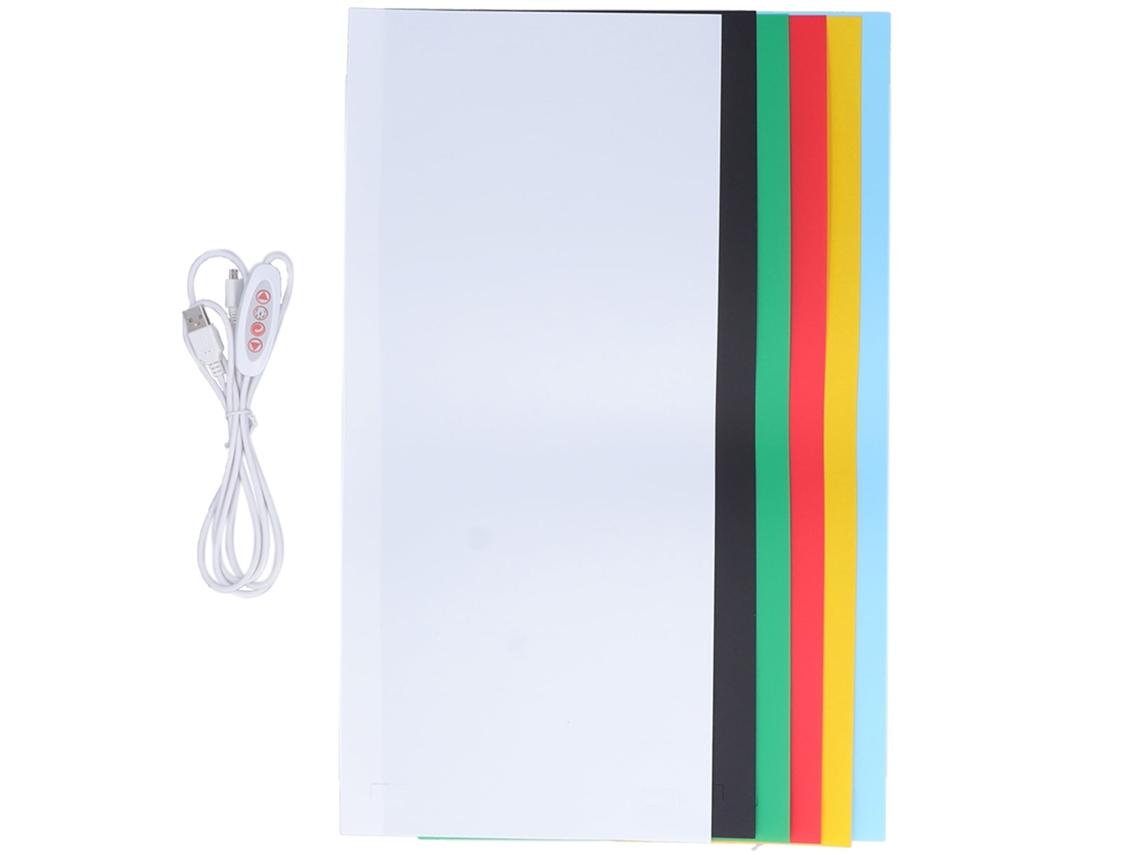 2026-caja De Fotografía Con Luz Led Y 6 Fondos, Estudio De Fotos Plegable Softbox Para Tiendas En Línea