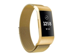Correa magnética dorada para Fitbit Charger 3 Chennnls