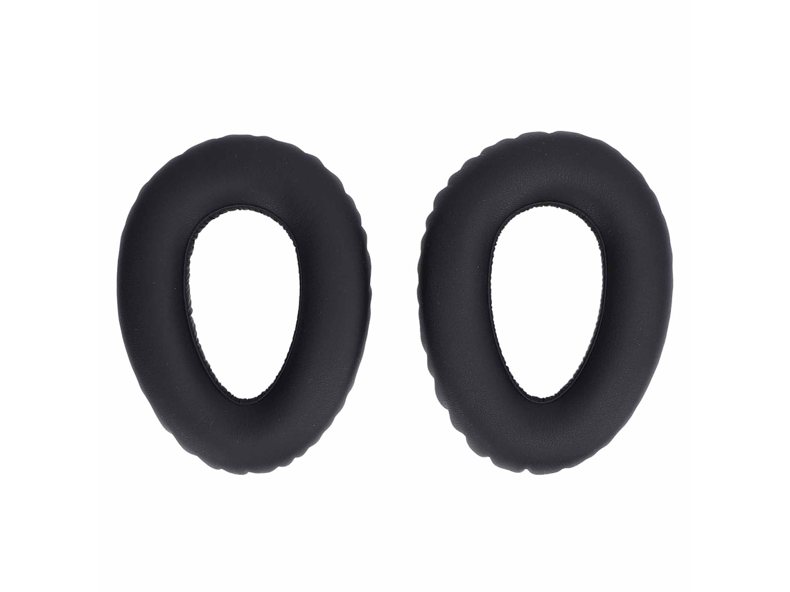 2 almohadillas de piel proteica para auriculares PXC480 PXC550 MB 660 UC - Negro