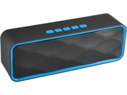 Altavoz Bluetooth YDCY 0827H1 (Autonomía: Hasta 12 h - Azul)
