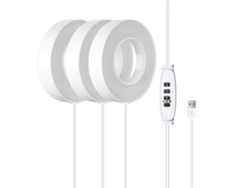 Lámpara LED para plantas de 9 cm, espectro completo para plantas de interior, luz de techo regulable de 10 niveles Jeiibrzui