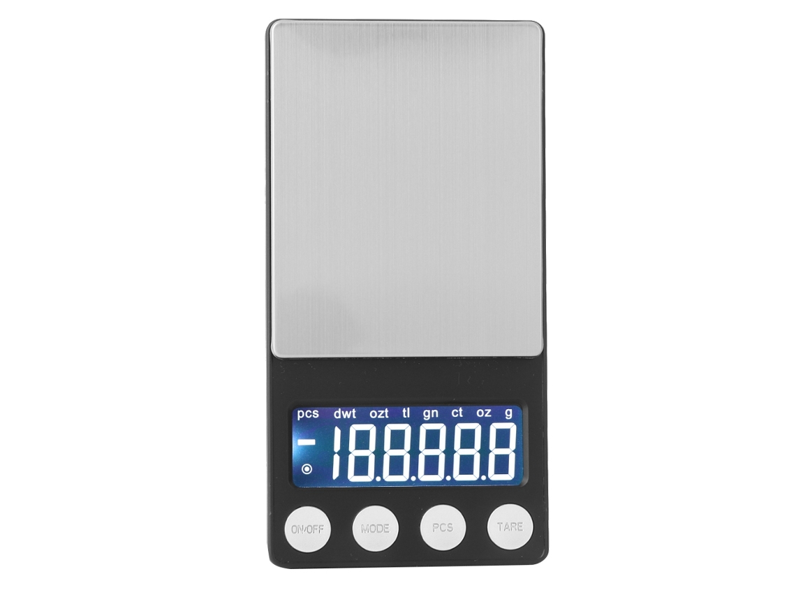 Báscula digital portátil de alta precisión para joyería, 500 g / 0,1 g / 0,1 g