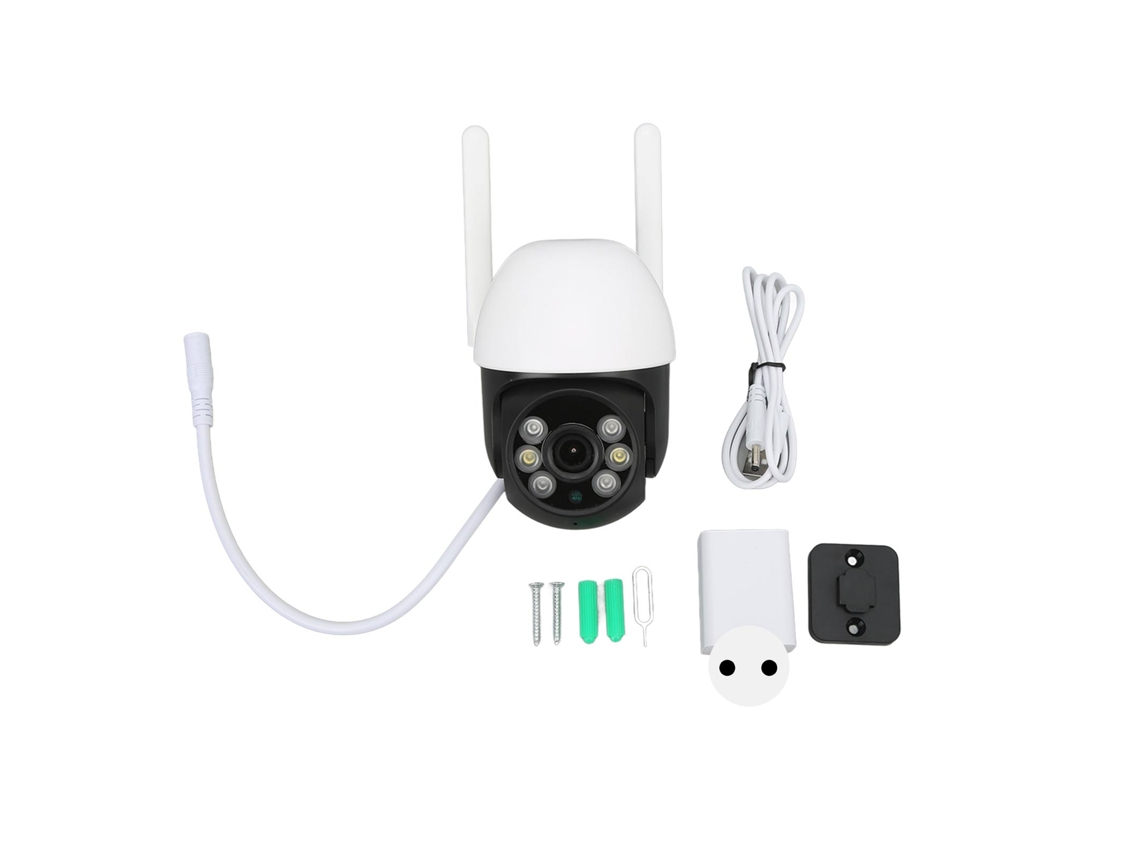 2026-cámara Wifi Inalámbrica De Seguridad Con Visión Nocturna Y Voz Bidireccional, Cámara De Vigilancia Esférica