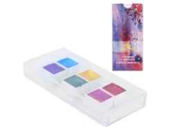 Juego De 6 Pinturas Sólidas De Acuarela Para Decoración De Uñas Con Efecto Perlado Y Efecto Joya, Para Decoración Y Pintura De Uñas.
