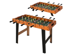 Juego de futbolín de mesa, 22 jugadores, construcción duradera, madera.