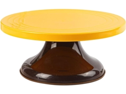 Soporte giratorio para tartas de 25 cm, base giratoria para cupcakes y postres | Soporte giratorio Gokoco