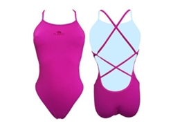 Traje de baño para Mujer TURBO Patron Sirene Rosa para Natacion (XXXL)