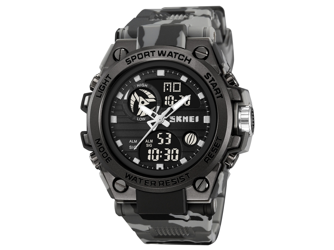Reloj Deportivo Skmei 2031 Hombre Multifunción Dual Display Cronógrafo Impermeable