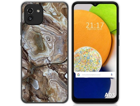 Carcasa para Samsung Galaxy A03 TUMUNDOSMARTPHONE Dibujos Mármol 14 Multicolor