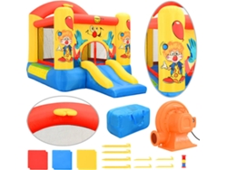 Happy Hop Castillo hinchable con tobogán 330x230x230 cm PVC