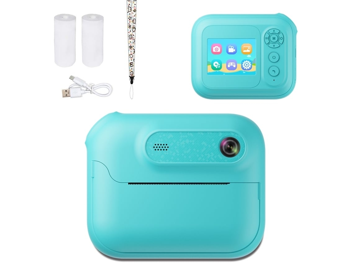Cámara Digital Zruxe Cámara Digital Hd Para Adolescentes Con Múltiples Efectos De Filtro Portátil Rosa Usb Recargable Azul