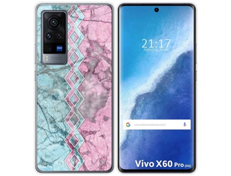 Carcasa Vivo X60 Pro 5G TUMUNDOSMARTPHONE Silicona Multicolor