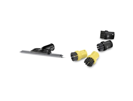 Bocal de janela e escova redonda para limpador a vapor karcher