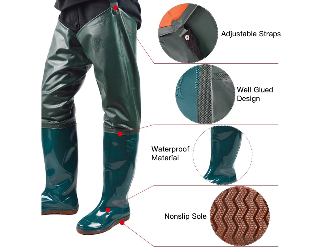 Botas De Cazuela Impermeables De Pvc Para Pesca Y Agricultura Para Hombres Y Mujeres