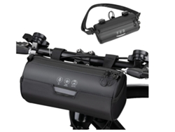 Bolsa delantera de bicicleta reflectante impermeable de 2 litros, bolsa de almacenamiento para ciclismo YIZHOOD DES448 (negro)