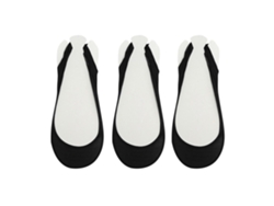 Calcetines invisibles para zapatos bajos - negro - 3 pares NORTHIX