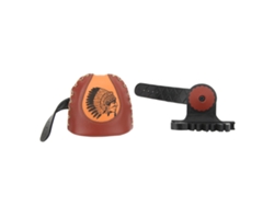 Bolsa Para Flechas Con Sistema De Liberación Rápida, Capacidad Para 4 Flechas, Material De Cuero Marrón, Accesorio Para Tiro Con Arco.