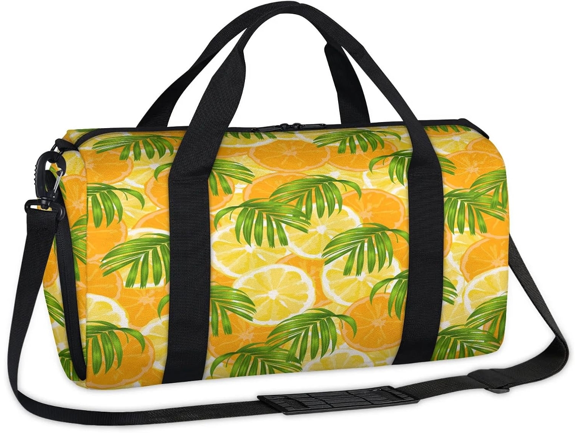 Bolsa Deportiva Forma Hojas Palma Limón Bolso Mano Informal Para Niños Niñas Mujeres Hombres 45 X 21 5 23 Cm