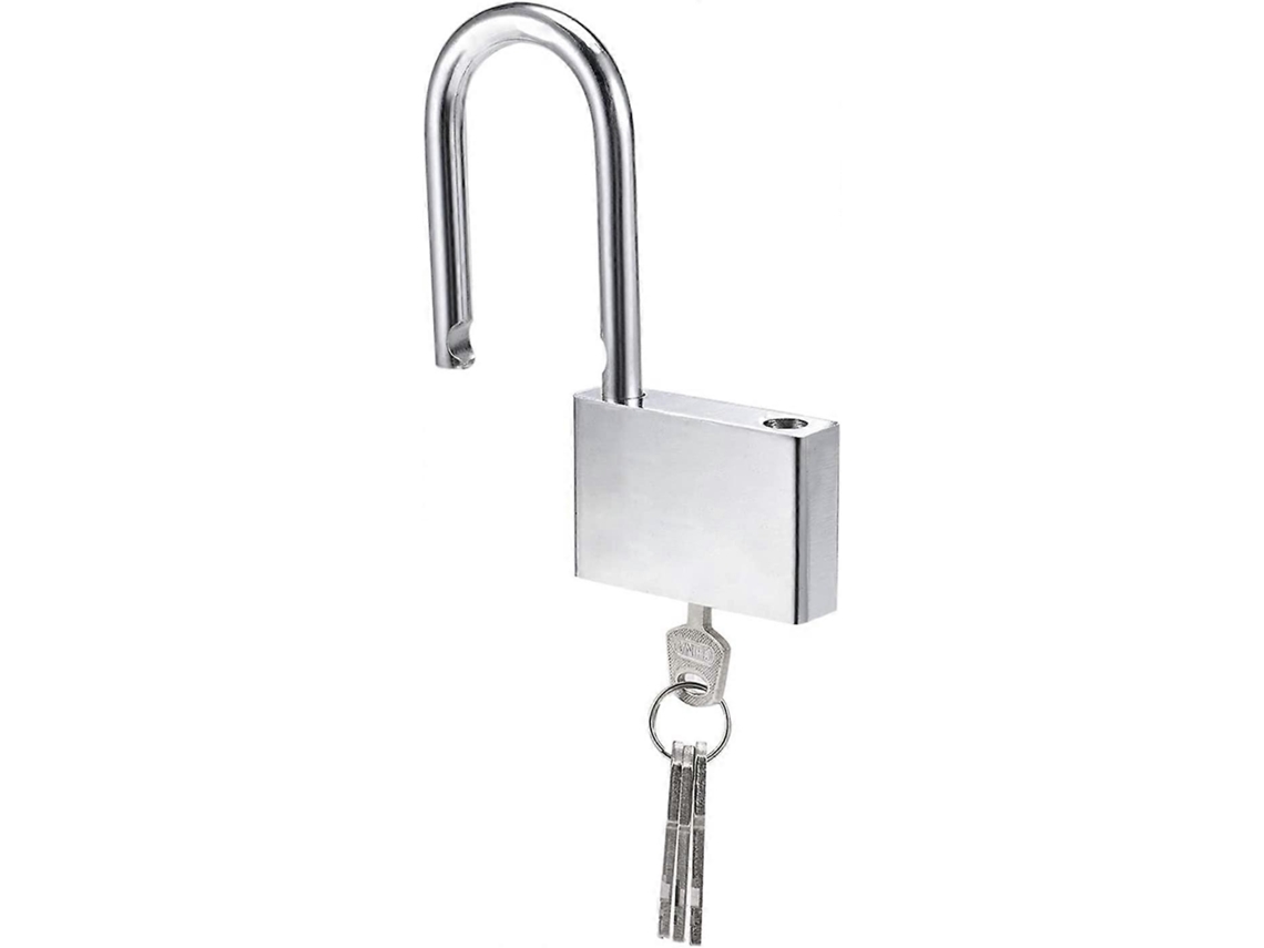 Cerradura De Candado 40mm Con 4 Llaves, Engranaje Largo De 6.5mm, Acero Templado Antirrobo Para Interior Y Exterior