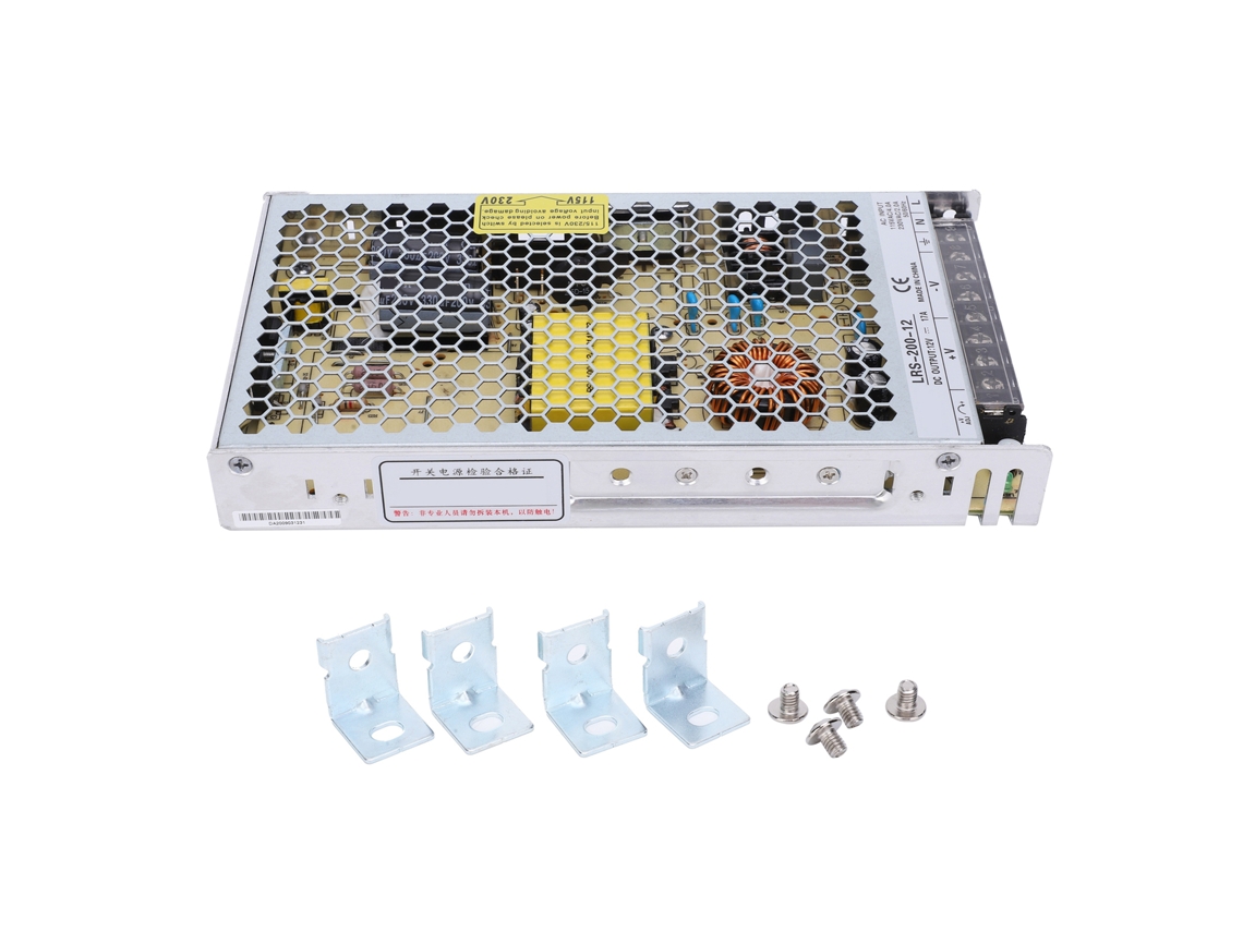 Fuente De Alimentación Conmutada Berm Lrs-200-12 De 200 W, 12 V Y 17 A Con Indicador Led.