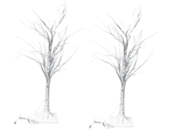 2 Lámparas De Mesa Decorativas Usb Con Forma De Árbol Para Crear Un Ambiente Acogedor En Interiores O Como Luz Nocturna Junto A La Cama.
