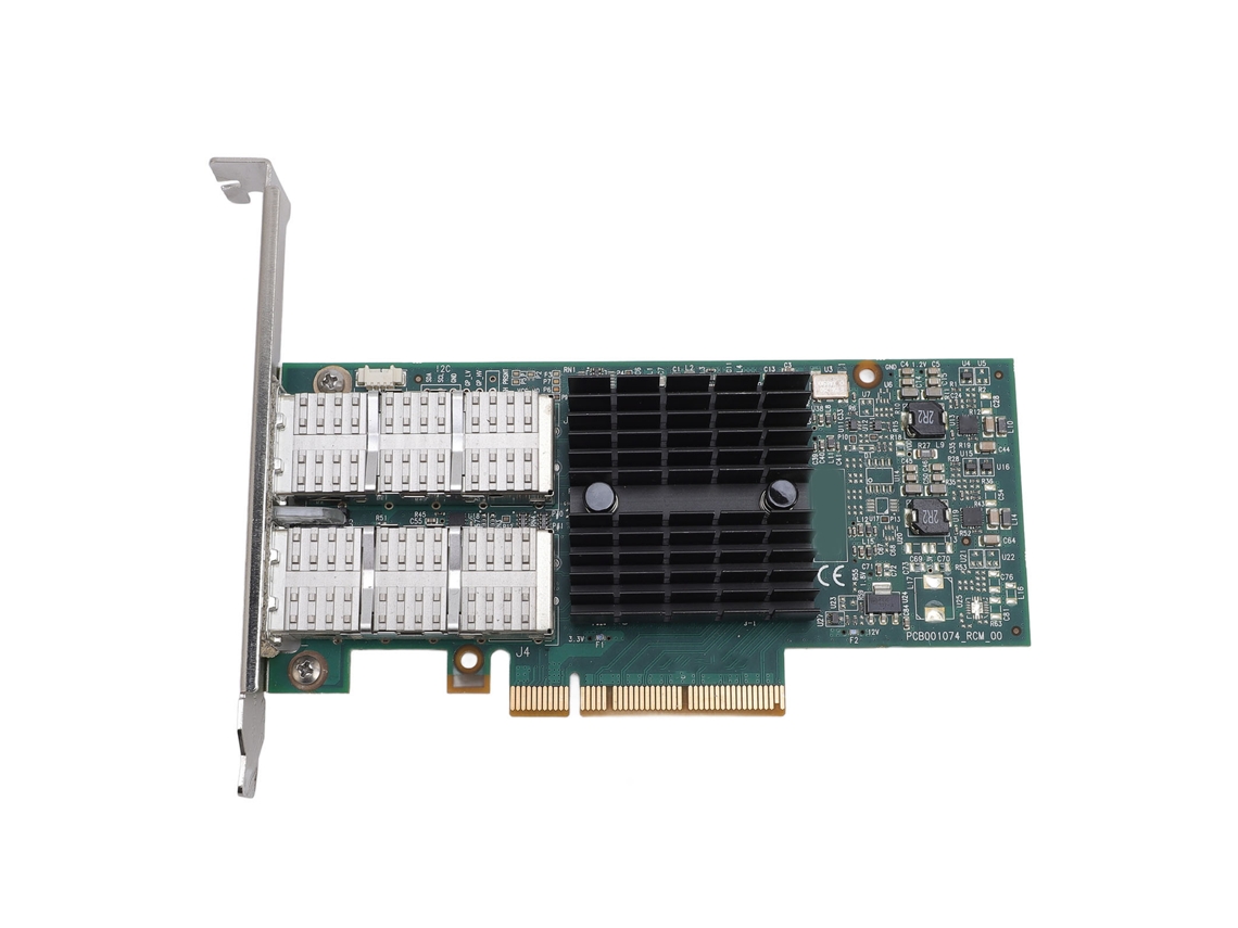 Placa De Rede Pcie 40gbe Com 2 Portas De Fibra Óptica Baixa Latência Para Servidores Workstations