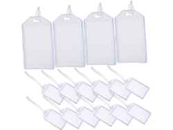 Conjunto De 16 Porta-crachás Transparentes Em Pvc, Com Estojo Impermeável Para Cartões.
