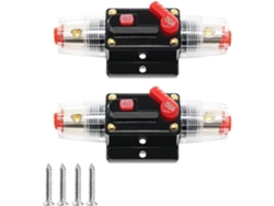 Disyuntor De Audio De 150 A Con Reinicio Manual, 12-24 V, Fusible De 4 Awg Para Automóviles.