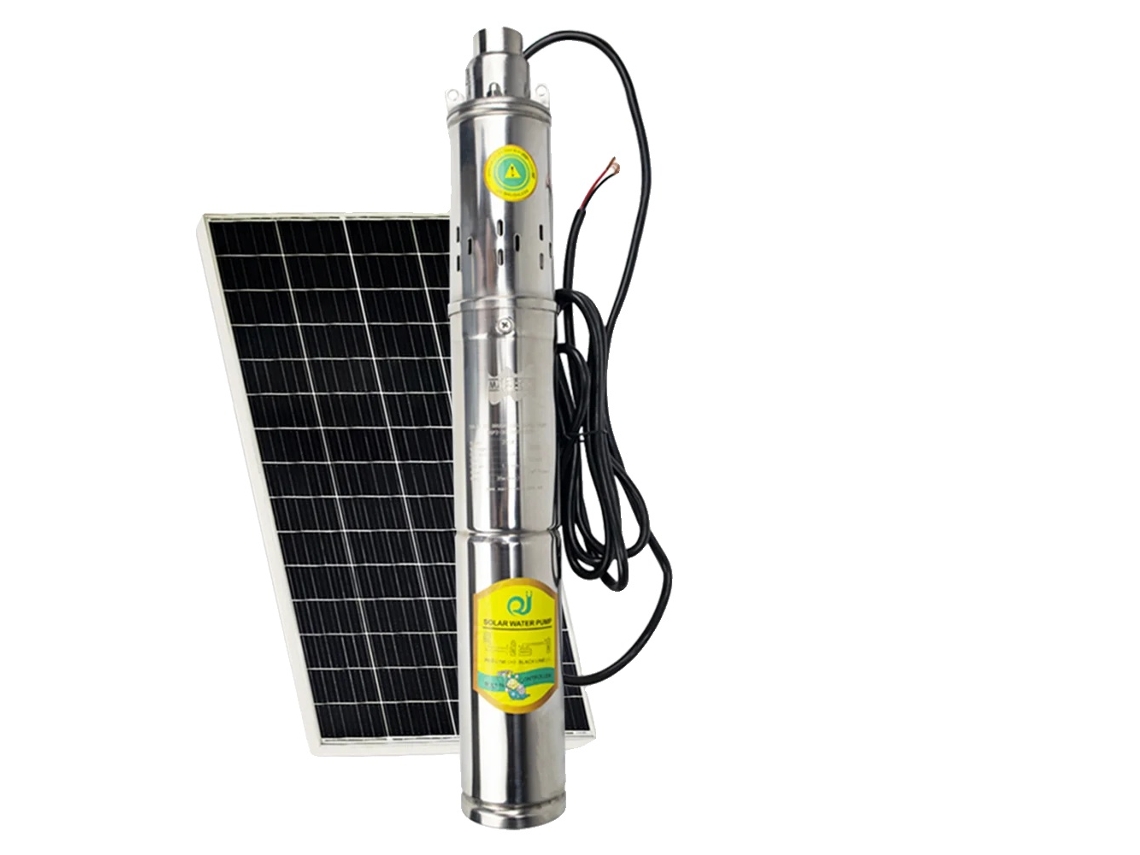 Bomba sumergible solar, 370 W de potencia, caudal de 2 t/h, 24 V CC, 370 W OEM