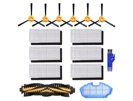 Conjunto de acessórios de peças de reposição de escova de filtro para ecovacs deebot