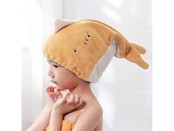 Toalla De Pelo Secante Para Niñas Para Baño, Spa, Piscina (amarilla)